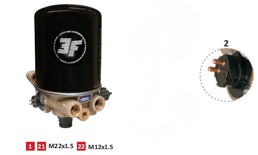 KURUTUCULU TAH.KOMPLE 12,5 BAR MAN TGA